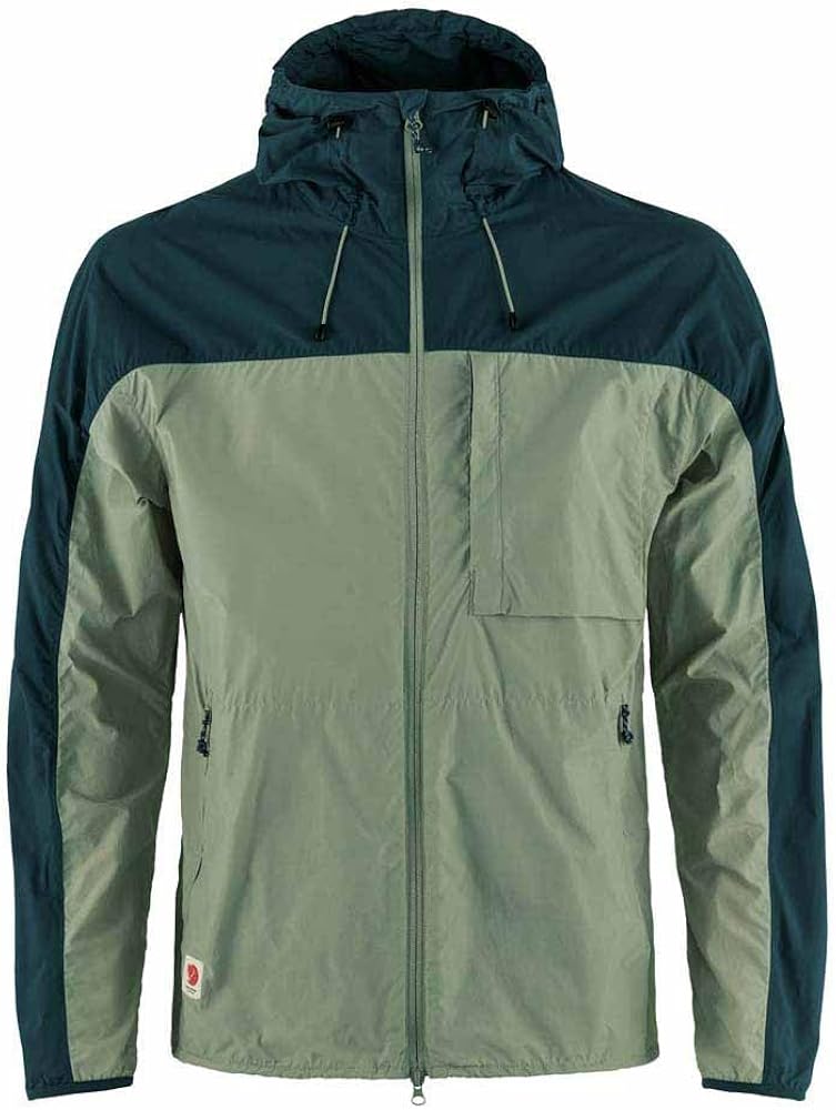 FJALL RAVEN ハイコーストウインドジャケット Men's S Fjällräven High Coast Wind Jacket Patina Green/Navy SM at